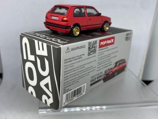 Amazon | POP RACE PR64 03 1/64 VOLKSWAGEN GOLF GTI MKⅡ ミニカー